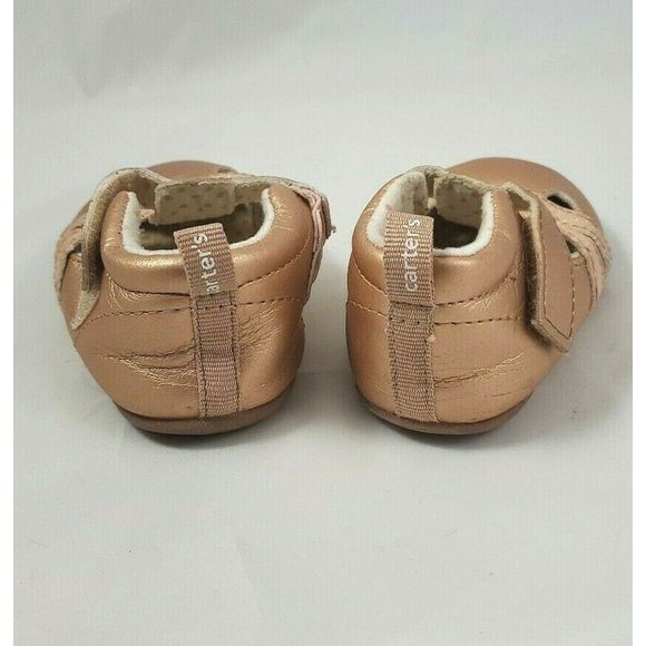 Carter's Every Step Stage 2 Stand Rose Gold Size 3 - Picture 7 of 9